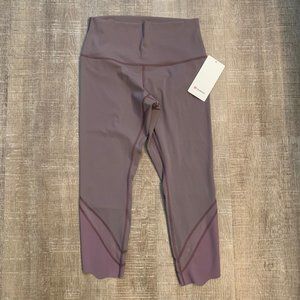 Lululemon Wunder Under HR Crop 23” Scalloped Hem